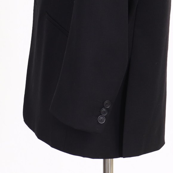 Parc 81 42R Black Solid 2-Button Sport Coat Blazer Jacket V472 - Picture 8 of 11